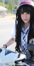 清纯机车&ldquo;学生妹子&rdquo;杨晓青儿郊游高清写真