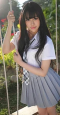 清纯机车&ldquo;学生妹子&rdquo;杨晓青儿郊游高清写真