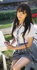 清纯机车&ldquo;学生妹子&rdquo;杨晓青儿郊游高清写真