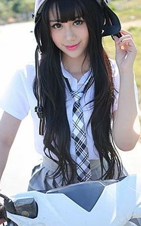 清纯机车&ldquo;学生妹子&rdquo;杨晓青儿郊游高清写真