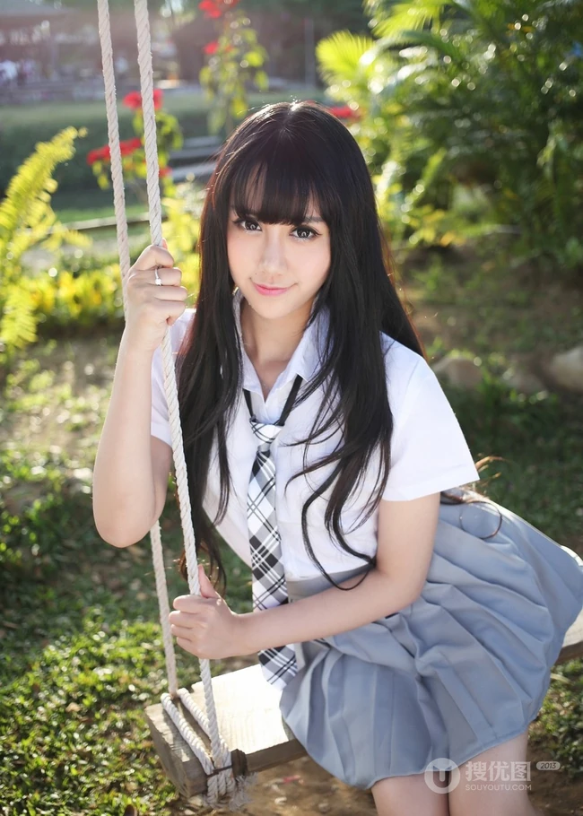 清纯机车&ldquo;学生妹子&rdquo;杨晓青儿郊游高清写真