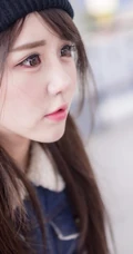 冬季里的游乐场-清纯冬季女生高清写真