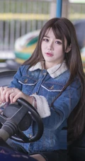 冬季里的游乐场-清纯冬季女生高清写真
