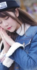 冬季里的游乐场-清纯冬季女生高清写真