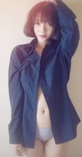 短发家居服少女朦胧清纯唯美室内写真