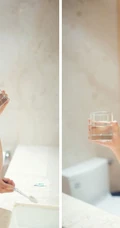 亚洲甜心宝贝室内-粉色白点背心清纯女孩室内写真