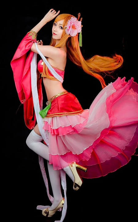 女生COSPLAY&ldquo;芙蓉仙子&rdquo;精美摄影艺术套图