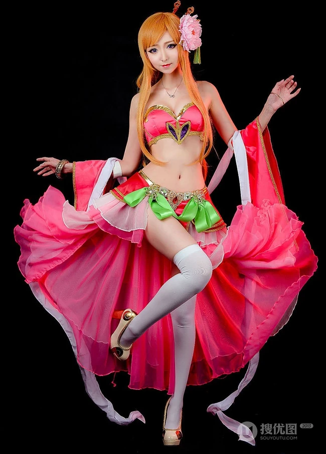 女生COSPLAY&ldquo;芙蓉仙子&rdquo;精美摄影艺术套图
