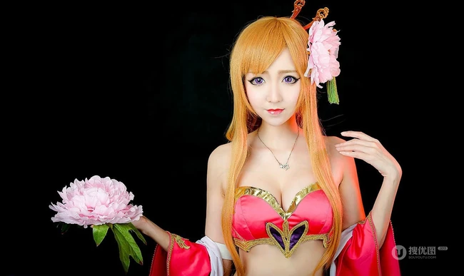 女生COSPLAY&ldquo;芙蓉仙子&rdquo;精美摄影艺术套图
