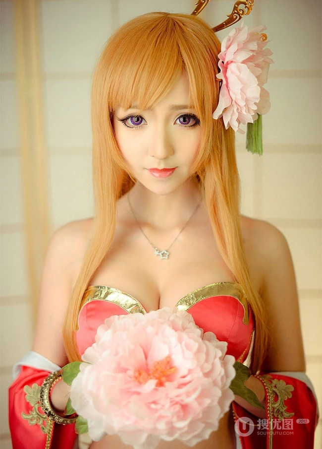 女生COSPLAY&ldquo;芙蓉仙子&rdquo;精美摄影艺术套图