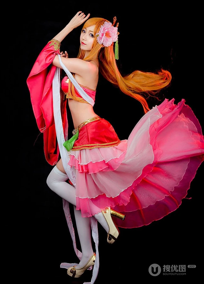 女生COSPLAY&ldquo;芙蓉仙子&rdquo;精美摄影艺术套图