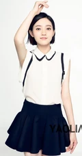 爱素颜的清纯玉女秦語纯美动人短裙魅力写真