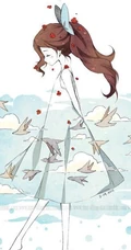 可爱唯美清新动漫美图-你的次元不在这