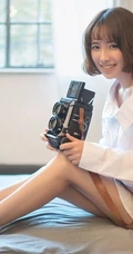 清纯短发气质亚洲女孩怀旧写真-邻家女孩初长成