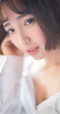 清纯短发气质亚洲女孩怀旧写真-邻家女孩初长成