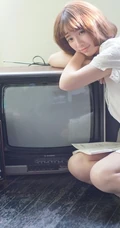 清纯短发气质亚洲女孩怀旧写真-邻家女孩初长成