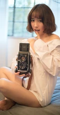 清纯短发气质亚洲女孩怀旧写真-邻家女孩初长成
