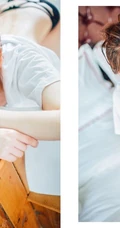 白皙美模高溜MilkCat蕾丝短裤室内写真美图