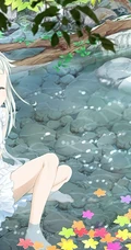 清新个性可爱的二次元少女唯美插画