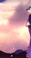 清新个性可爱的二次元少女唯美插画