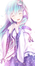 清新个性可爱的二次元少女唯美插画