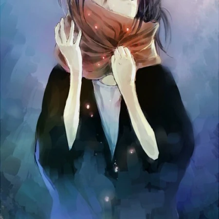 伤感意境背景插画-忧伤的美往往更容易打动人