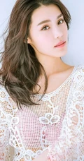 女明星韩丹彤白衣镂空清新写真图片