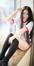 童颜嫩模许文婷Regina可爱学生装制服高清写真（一）