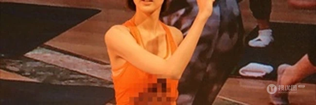 超级模特古力娜扎活动现场-运动短裤背心热舞爆棚