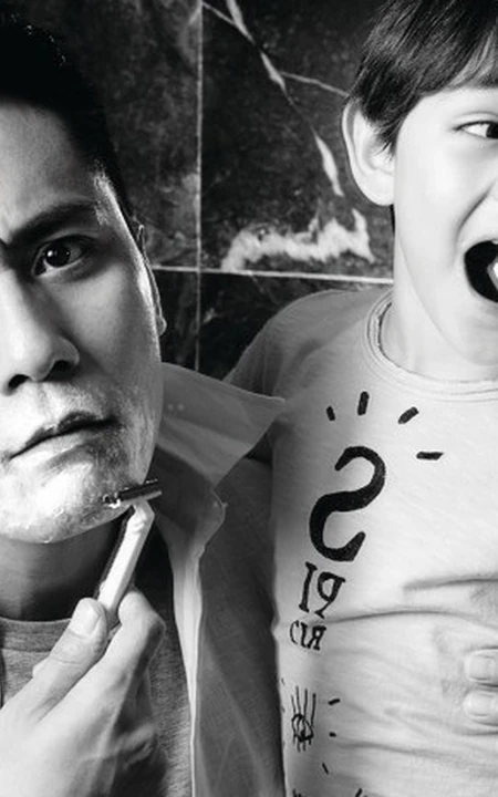 硬汉型男刘烨 诺一父子情深 倾情拍摄写真大片