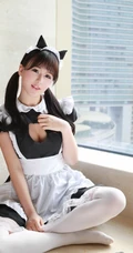气质可爱妹子唐雨辰写真（二）可爱的黑兔兔女仆