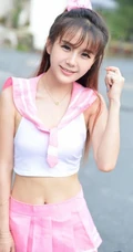 清纯亚洲女生小九制服、泳装可爱气质写真（一）