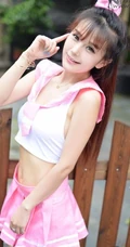清纯亚洲女生小九制服、泳装可爱气质写真（一）
