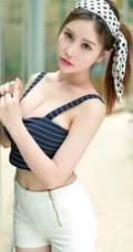 于姬Una高清夏日清新短裤写真 清爽气质美丽大方