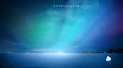 简洁纯色唯美带文字零度鱼Q版鱼高清壁纸图片