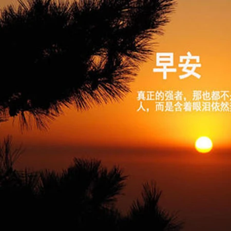 早安带文字风景图片，唯美的风景能撑起一天的好心情