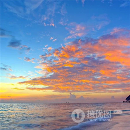 大自然的无穷魅力，震撼人心的海天一色微信风景头像