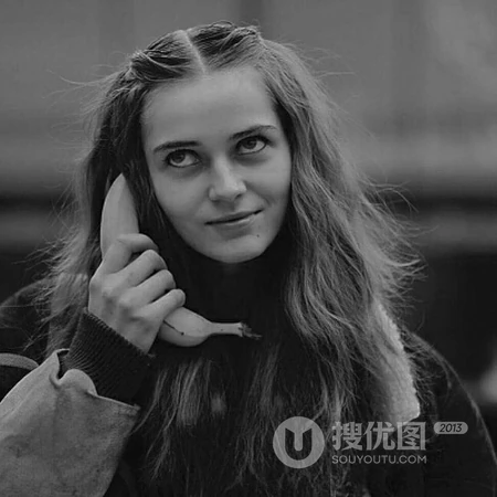 欧女生生个性非主流伤感唯美纯黑白微信头像