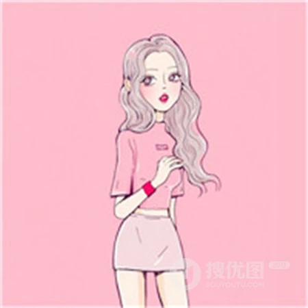 时尚女孩非一般个性潮流，很有感觉的女生手绘头像