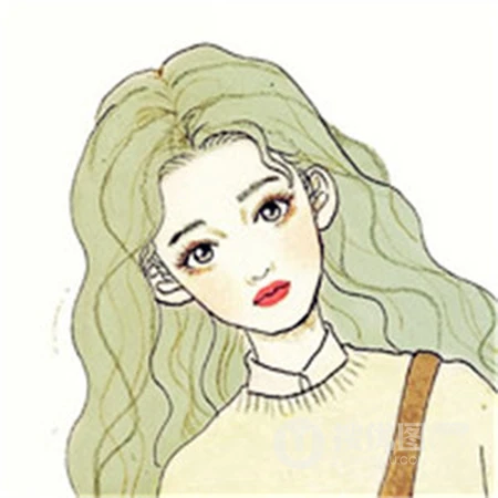时尚女孩非一般个性潮流，很有感觉的女生手绘头像