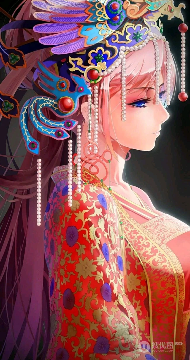 超唯美好看的中国风元素高清动漫女生人物图片