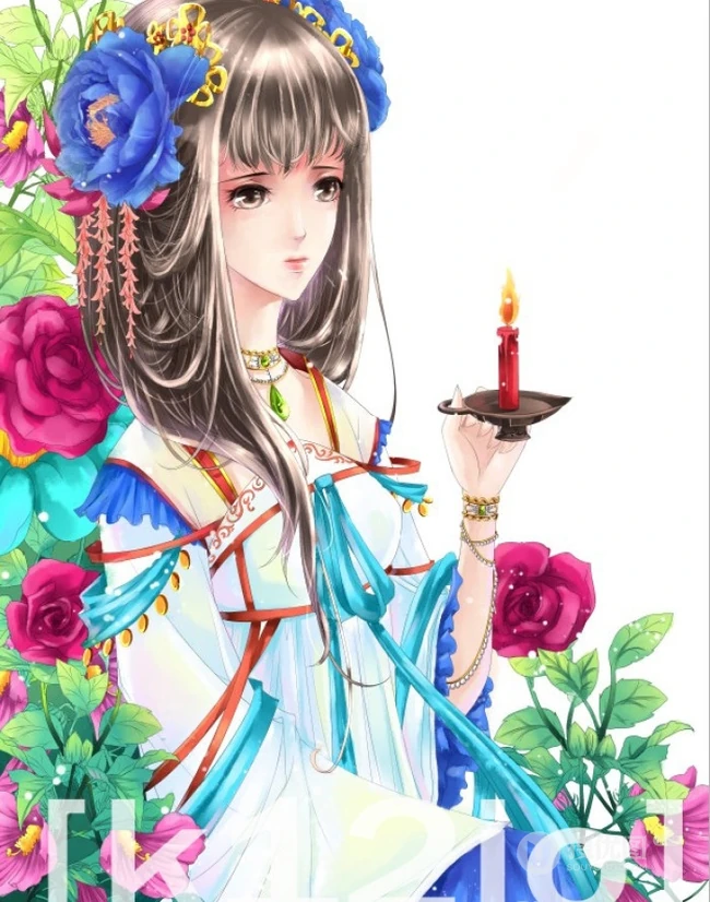 超唯美好看的中国风元素高清动漫女生人物图片