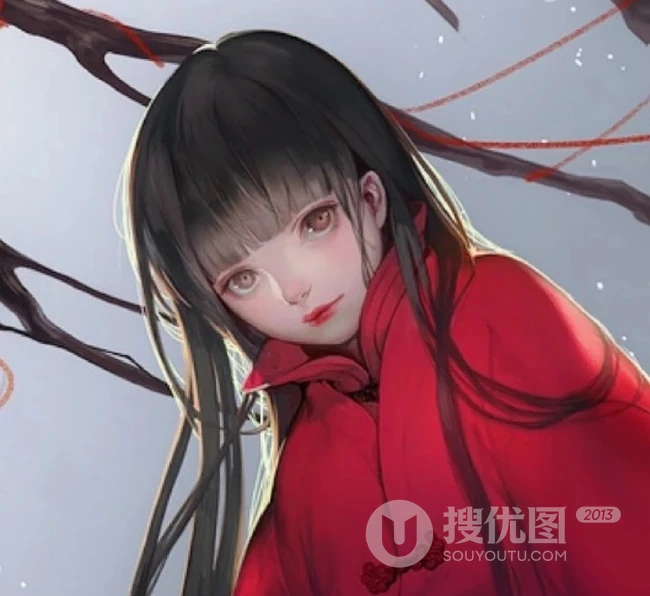 超唯美好看的中国风元素高清动漫女生人物图片