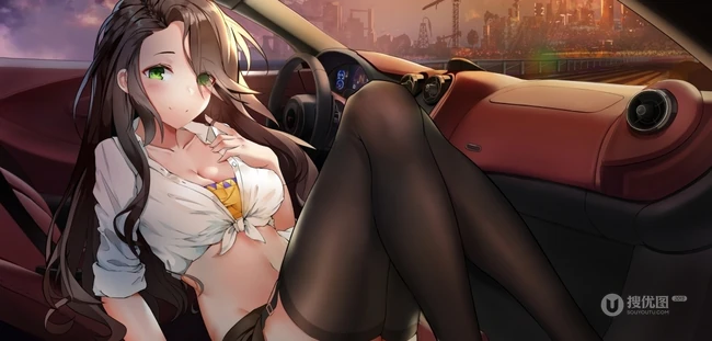 唯美好看的高清动漫女生水中、艾瑞丝、海滩等壁纸图片