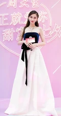 Angelababy首饰代言写真图片，气质礼裙长裙梦幻唯美