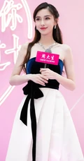 Angelababy首饰代言写真图片，气质礼裙长裙梦幻唯美