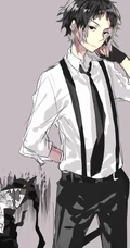 动漫《文豪野犬》中的人物中岛敦好看漫画图片