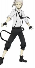 动漫《文豪野犬》中的人物中岛敦好看漫画图片