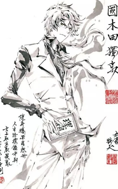 日本漫画《文豪野犬》中的人物国木田独步图片大全