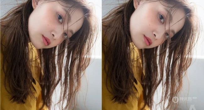 适合鹅蛋脸的侧分长卷发女生妩媚动人发型图片 第6张